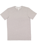 LA T 6991 Men's Harborside Melange Jersey T-Shirt in Gray melange