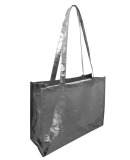 Liberty Bags A134M Metallic Deluxe Tote Jr in Silver