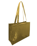 Liberty Bags A134M Metallic Deluxe Tote Jr in Gold