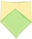 Rabbit Skins 1012 Infant Premium Jersey Bandana Bi in Banana/ key lime