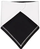 Rabbit Skins 1012 Infant Premium Jersey Bandana Bi in White/ black