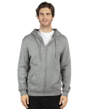 Threadfast Apparel 320Z Unisex Ultimate Fleece Ful in Heather grey