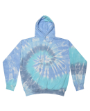 Tie-Dye CD877 Adult 8.5 oz. d Pullover Hood in Lagoon