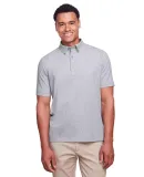 UltraClub UC105 Men's Lakeshore Stretch Cotton Per HEATHER GREY