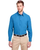 UltraClub UC500 Men's Bradley Performance Woven Sh PACIFIC BLUE