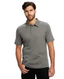 US Blanks US5580 Men's Jersey Interlock Polo T-Shi in Asphalt