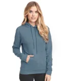 Next Level Apparel 9302 Unisex Malibu Pullover Hoo in Heathr slate blu