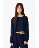 Bella + Canvas 6501 FWD Fashion Ladies' Cropped Lo in Navy