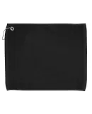 Carmel Towel Company C162523GH Golf Towel with Gro in Black