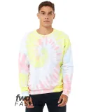 Bella + Canvas 3945RD FWD Fashion Unisex Tie-Dye P in Rainbow pastel