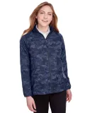 North End NE711W Ladies' Rotate Reflective Jacket CLASSC NVY/ CRBN