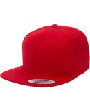 Yupoong-Flex Fit 6089M Adult 6-Panel Structured Fl RED