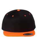 Yupoong-Flex Fit 6089M Adult 6-Panel Structured Fl BLCK/ NEO ORANGE