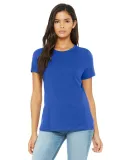 Bella + Canvas 6400 Ladies' Relaxed Jersey Short-S in True royal