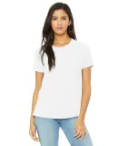 Bella + Canvas 6400 Ladies' Relaxed Jersey Short-S in White