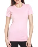 Next Level 3900 Boyfriend Tee  in Light pink