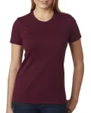 Next Level 3900 Boyfriend Tee  in Maroon