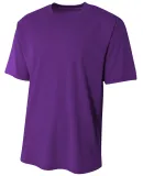 A4 Apparel NB3402 Youth Sprint Performance T-Shirt in Purple