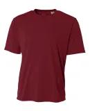 A4 Apparel NB3402 Youth Sprint Performance T-Shirt in Maroon