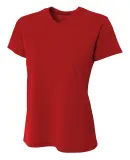 A4 Apparel NW3402 Ladies' Sprint Performance V-Nec in Scarlet