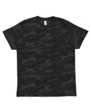 LA T 6101 Youth Fine Jersey T-Shirt in Storm camo