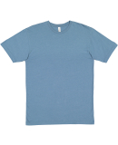 LA T 6101 Youth Fine Jersey T-Shirt in Vintage indigo