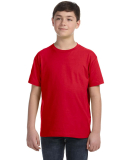 LA T 6101 Youth Fine Jersey T-Shirt in Red