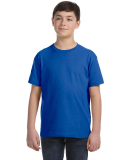 LA T 6101 Youth Fine Jersey T-Shirt in Royal