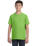 LA T 6101 Youth Fine Jersey T-Shirt in Key lime