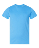 LA T 6101 Youth Fine Jersey T-Shirt in Aqua