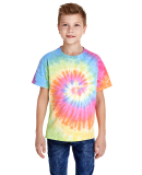 Tie-Dye CD100Y Youth 5.4 oz. 100% Cotton T-Shirt in Eternity