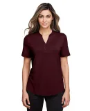 North End NE100W Ladies' Jaq Snap-Up Stretch Perfo BURGUNDY