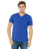 Bella + Canvas 3005 Unisex Jersey Short-Sleeve V-N TRUE ROYAL