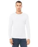 Bella + Canvas 3501 Unisex Jersey Long-Sleeve T-Sh in White