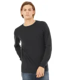 Bella + Canvas 3501 Unisex Jersey Long-Sleeve T-Sh in Dark grey