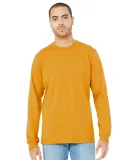 Bella + Canvas 3501 Unisex Jersey Long-Sleeve T-Sh in Mustard