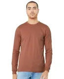 Bella + Canvas 3501 Unisex Jersey Long-Sleeve T-Sh in Terracotta