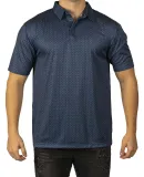 Burnside Clothing 0101 Men's Burn Collection Golf  in Navy dot