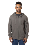 econscious EC5980 Unisex Hemp Hero Full-Zip hooded in Stonework gray