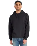 Hanes GDH450 Unisex Pullover Hooded Sweatshirt in Black