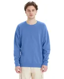 Hanes GDH400 Unisex Crew Sweatshirt in Porch blue