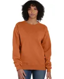 Hanes GDH400 Unisex Crew Sweatshirt in Texas orange