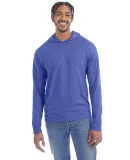 Hanes GDH280 Unisex Jersey Hooded T-Shirt in Deep forte