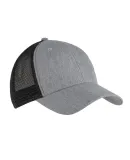 Big Accessories BA540P Sport Ponytail Trucker in Lt grey/ black