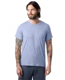 Alternative Apparel 1070CV Unisex Go-To T-Shirt in Hth stonewsh blu