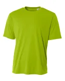 A4 Apparel N3402 Men's Sprint Performance T-Shirt in Lime