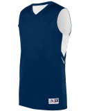 Augusta Sportswear 1166 Unisex Alley Oop Reversibl in Navy/ white