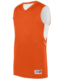 Augusta Sportswear 1166 Unisex Alley Oop Reversibl in Orange/ white