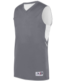 Augusta Sportswear 1166 Unisex Alley Oop Reversibl in Graphite/ white