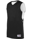 Augusta Sportswear 1167 Youth Alley Oop Reversible in Black/ white